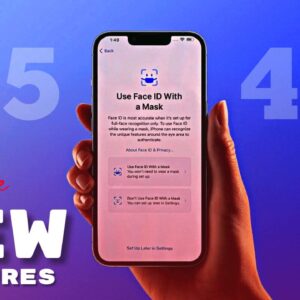 ios 15.4 new features face id with mask