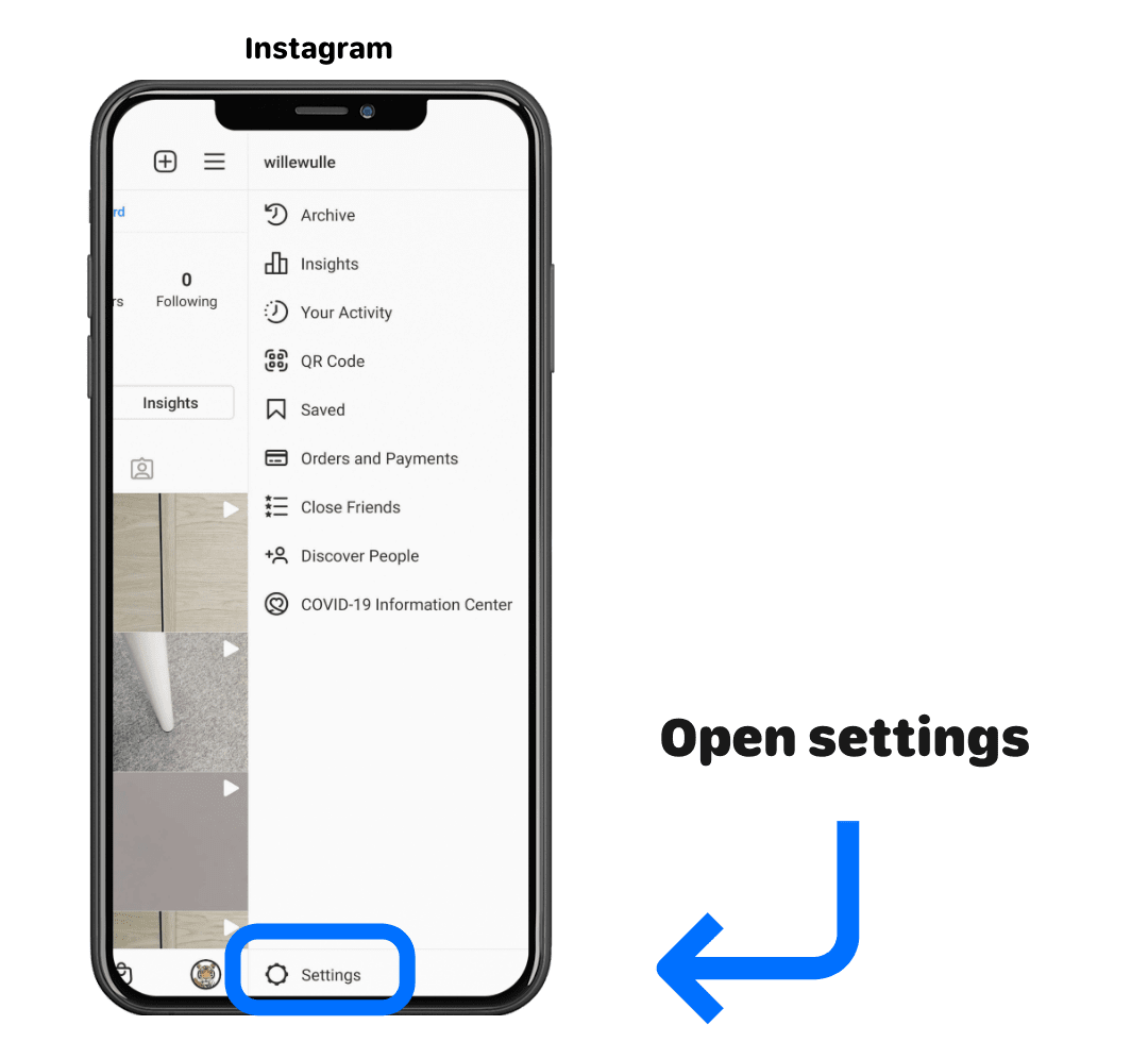 instagram creator business iphone settings