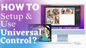 how to setup use universal control mac ipad