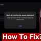 not all contacts were deleted read only iphone