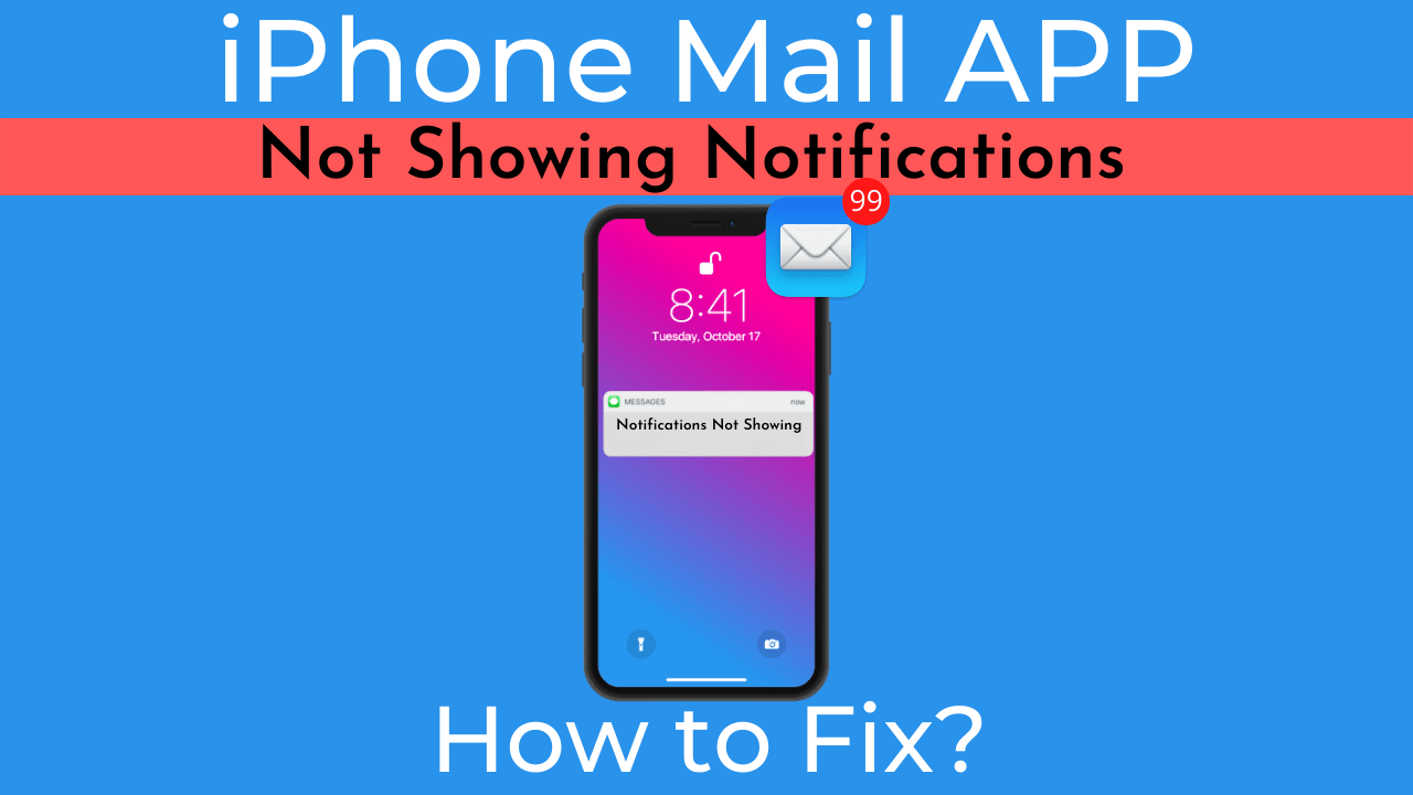 iphone mail app not showing notifications