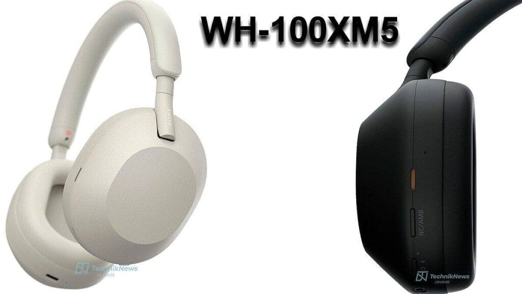 sony xm5 white black headphones