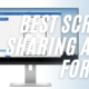 best and free screen sharing apps for ios