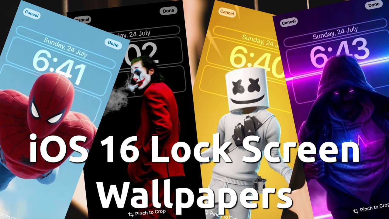 iOS 16 Lock Screen Wallpapers Download