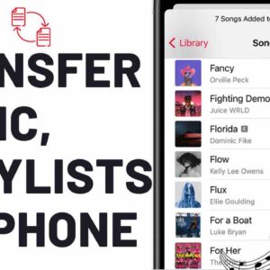 transfer music playlist iphone android