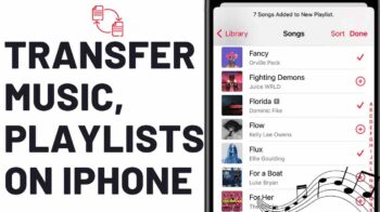 transfer music playlist iphone android