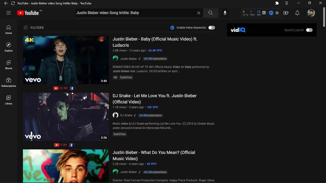 youtube search tips and tricks use intitle