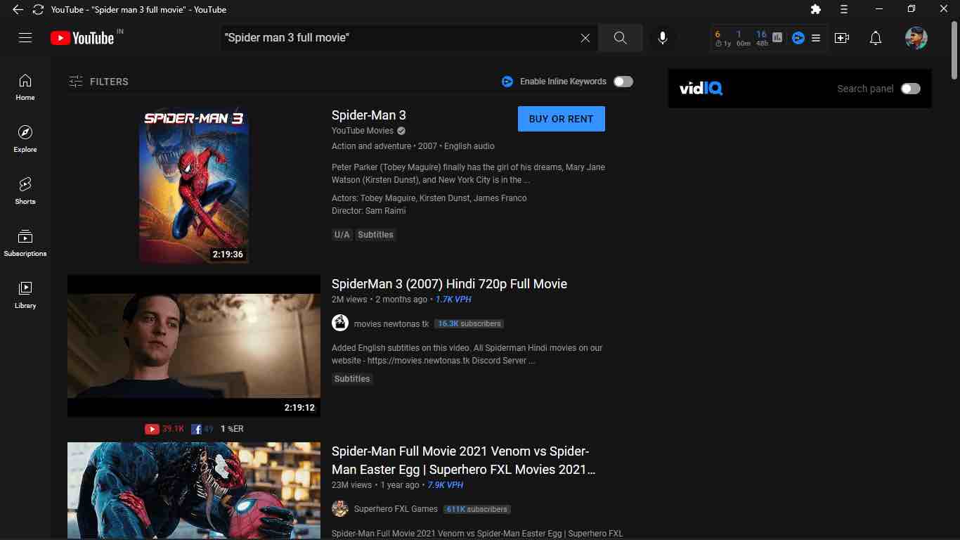 youtube search tips and tricks use quotes