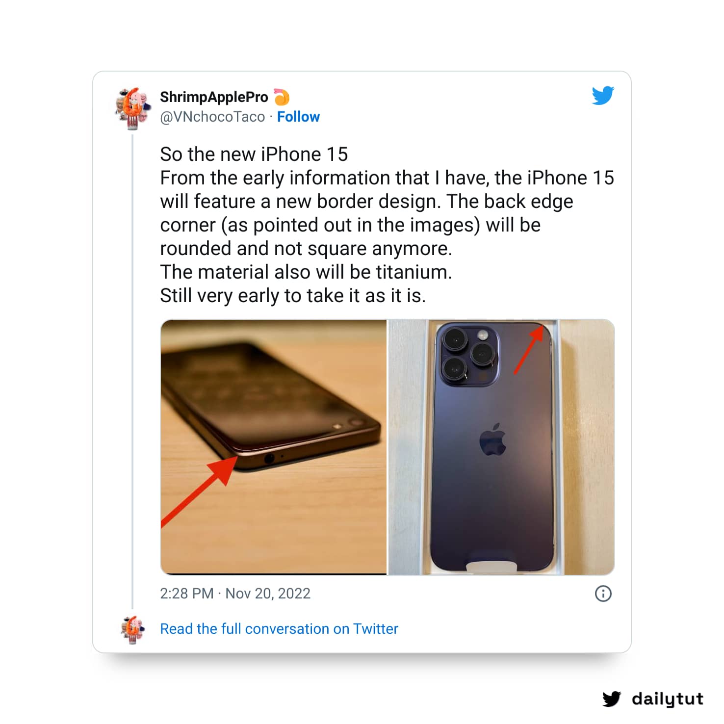 iphone 15 design leaks