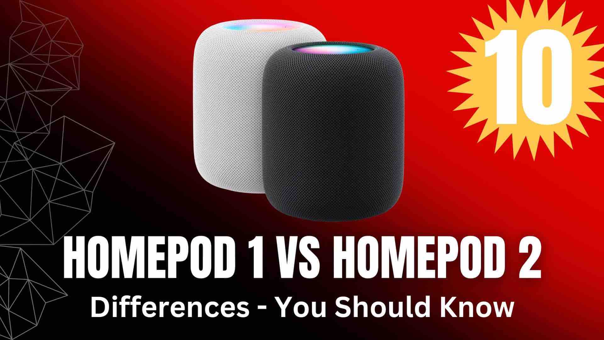 homepod 1 vs 2 comparison