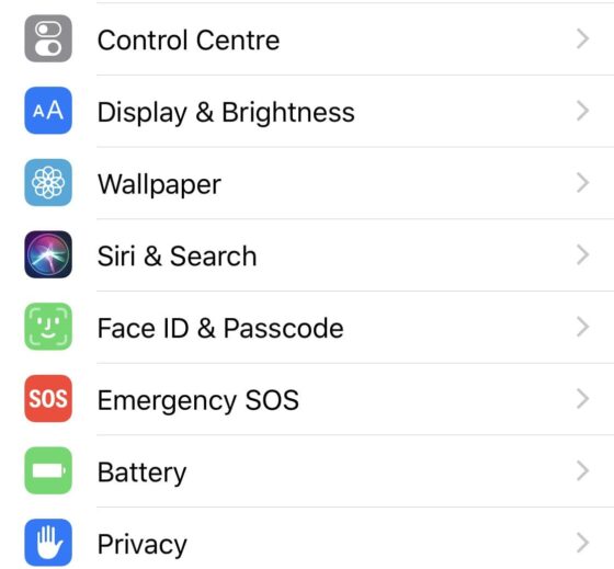 iphone settings face id passcode