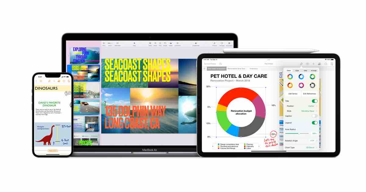 apple pages numbers keynotes ms office