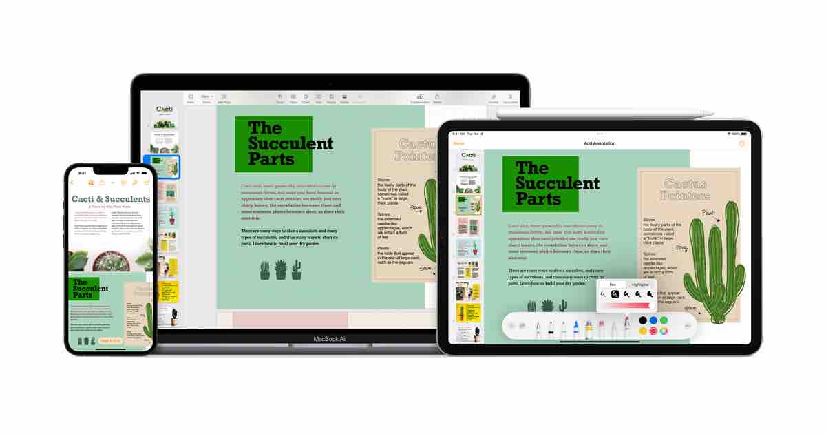 apple pages free office