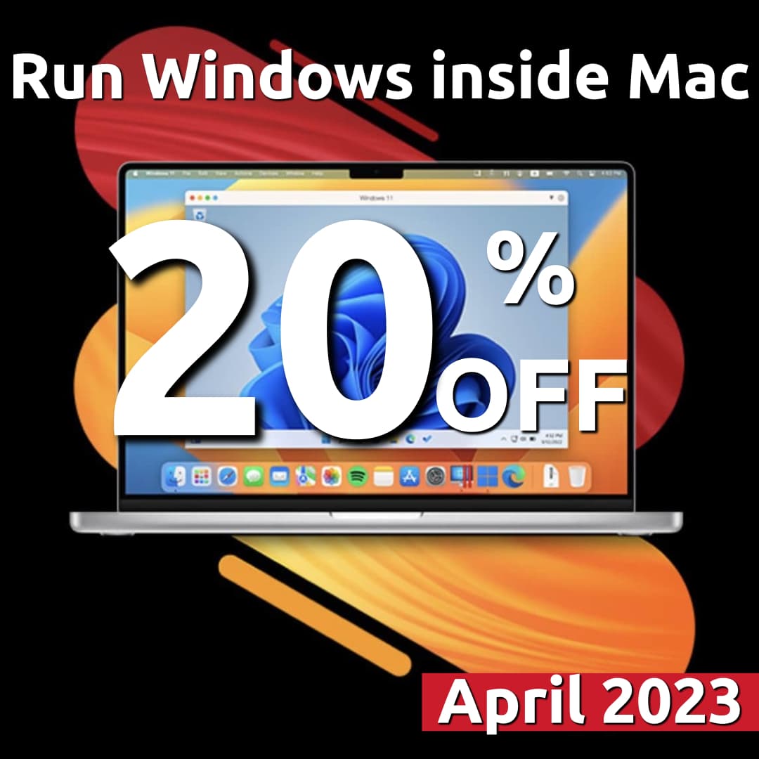 parallels desktop mac discount coupon april 2023