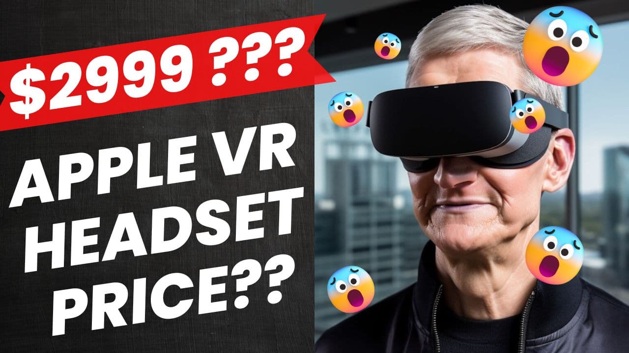 apple vr reality pro headset price