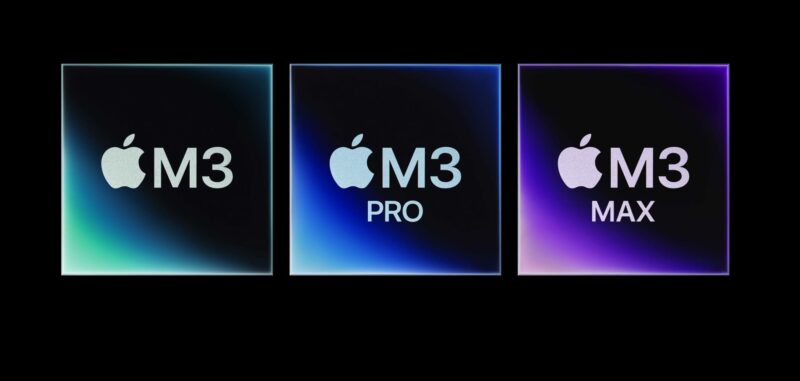 m3 m3 pro m3 max processors