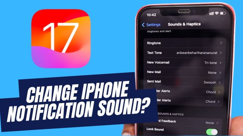 iphone change notification sound for specific app ios 17 reddit