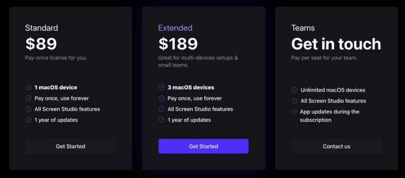 Screen Studio Pricing Discount Offers