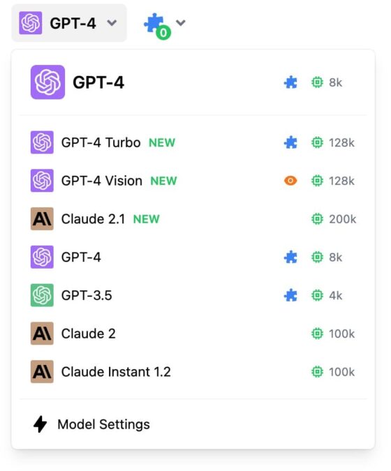 typingmind gpt4 features