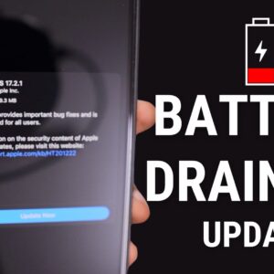iOS 7.2.1 iPhone Battery Drain Fixes
