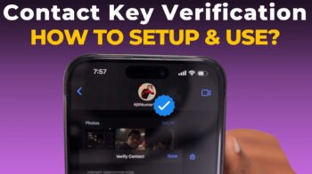 iMessage Contact Key Verification