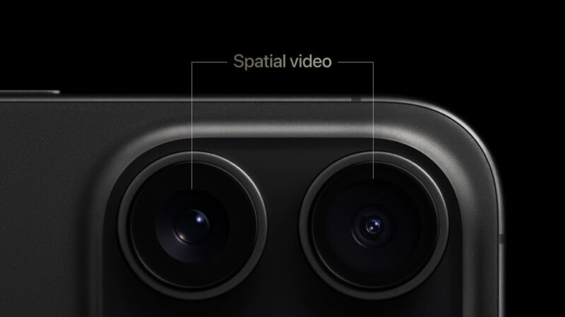 iPhone Spatial Video Camera.