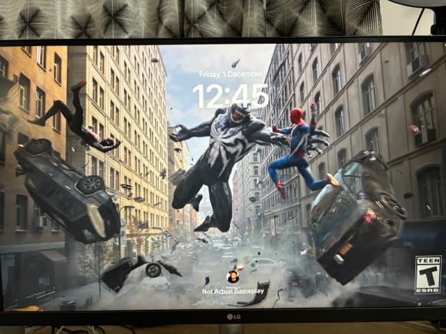 macos lock screen background spiderman movie