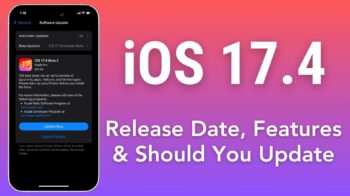 iOS 17.4 release date features iphone