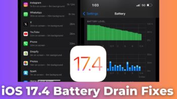 iOS 17.4 Battery Drain Fixes iPhone