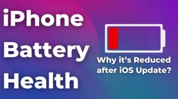 iphone battery health reduce ios update