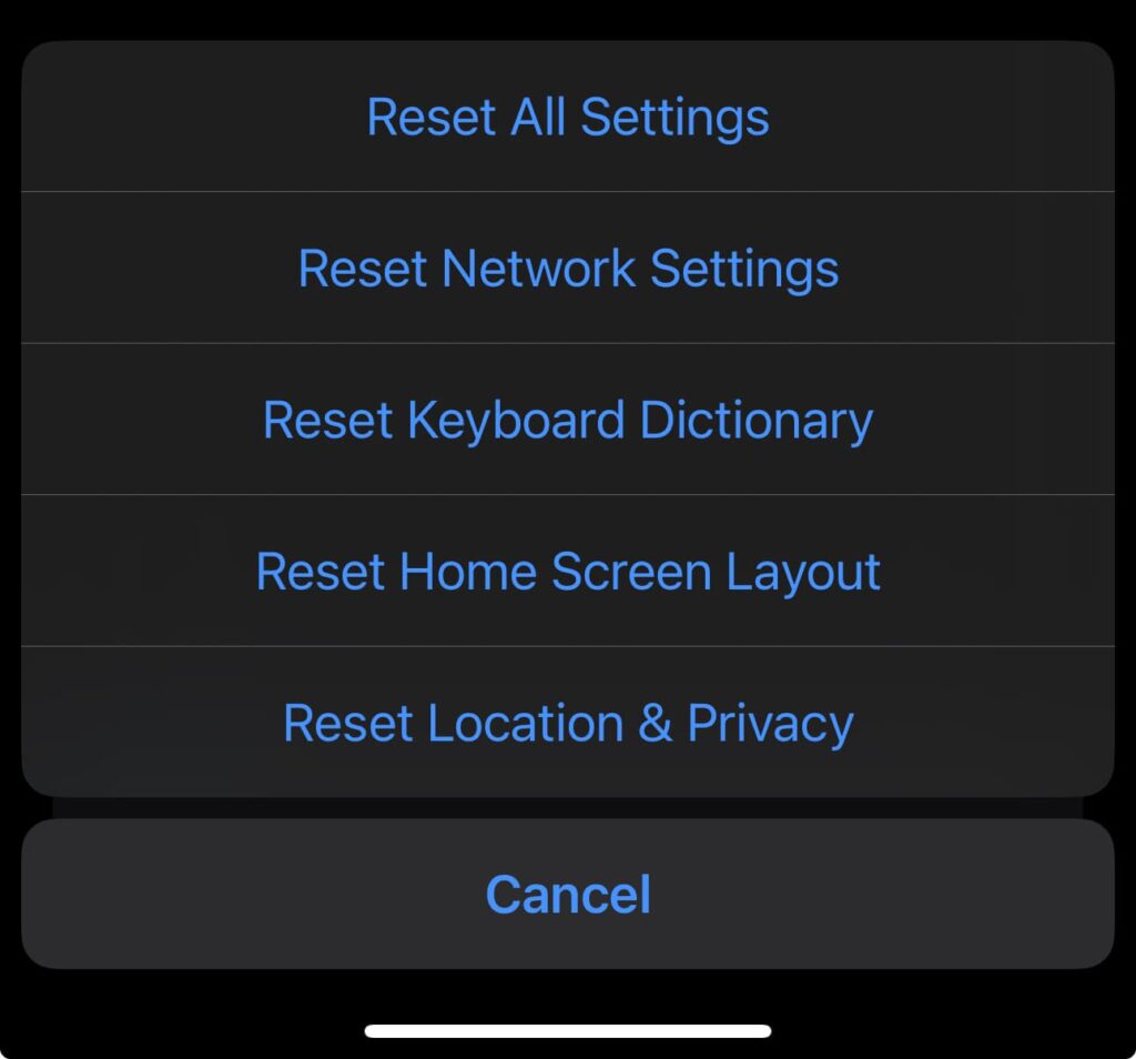 iPhone Reset All Settings Battery Drain