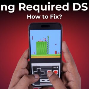 missing required ds files error fix iphone