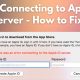 error connecting apple id server fix