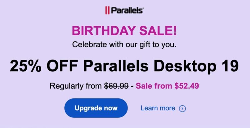 Parallels Dekstop Mac Promo Codes