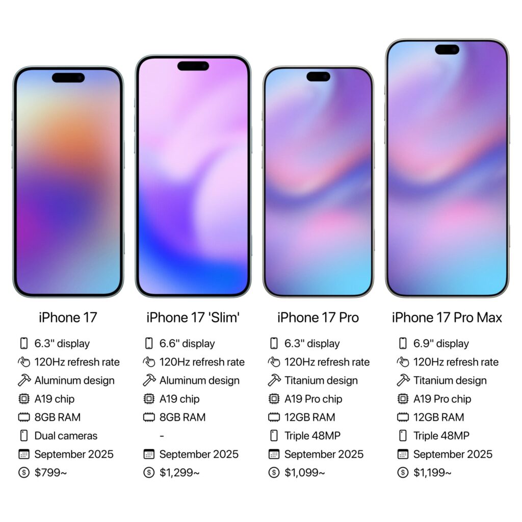 IPhone 17 Series Leaks Display Design Chipset And More
