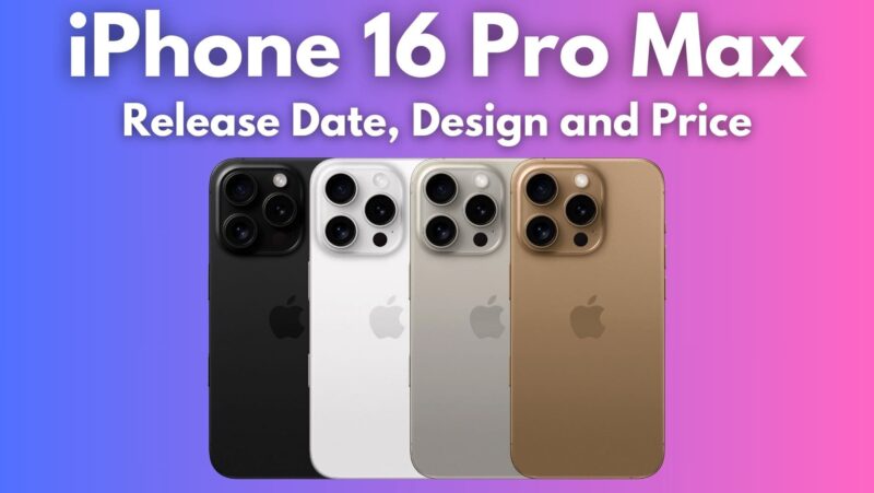 apple iphone 16 pro max release date