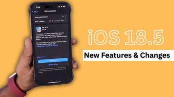 iOS 18.5 Update Features RCS Messaging Mail