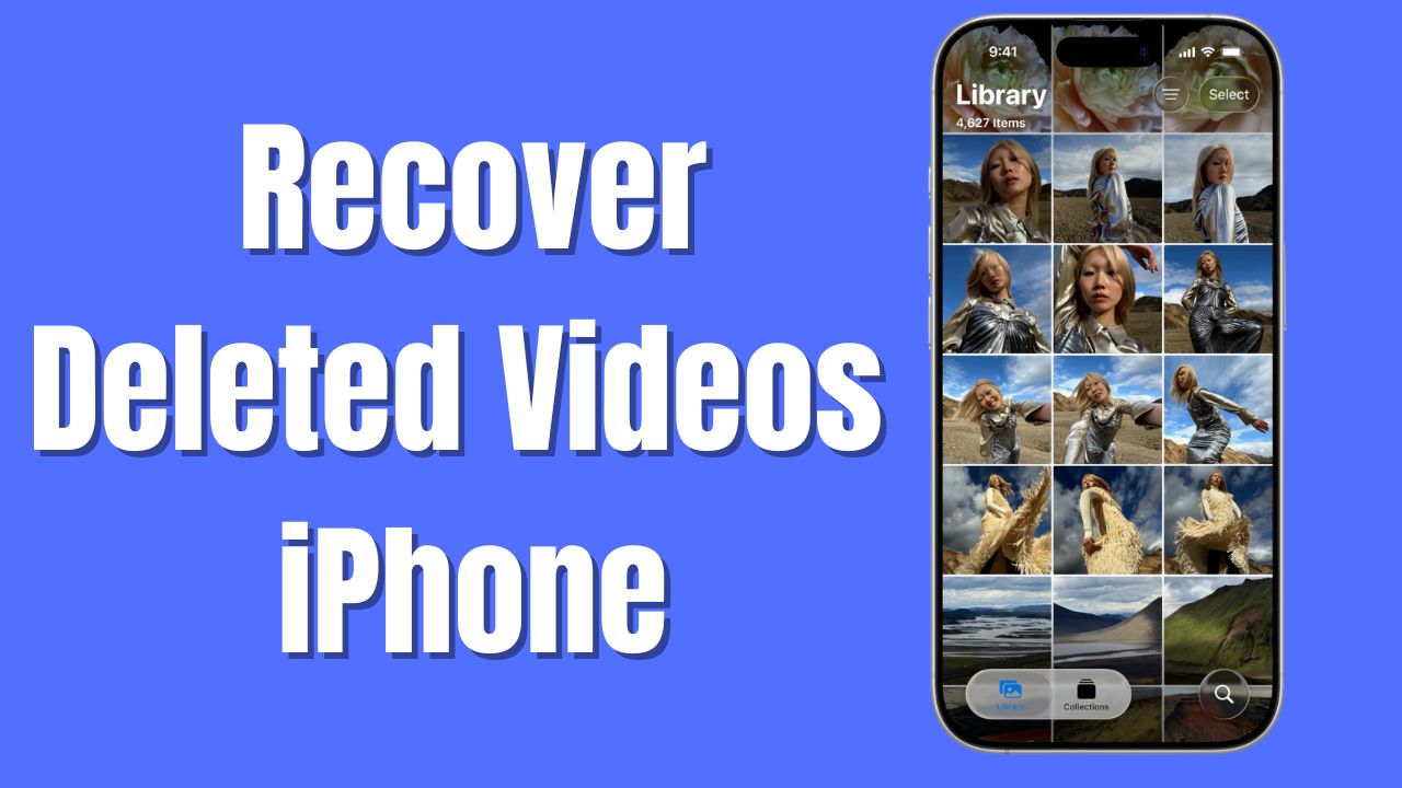 Recover Deleted videos iPhone