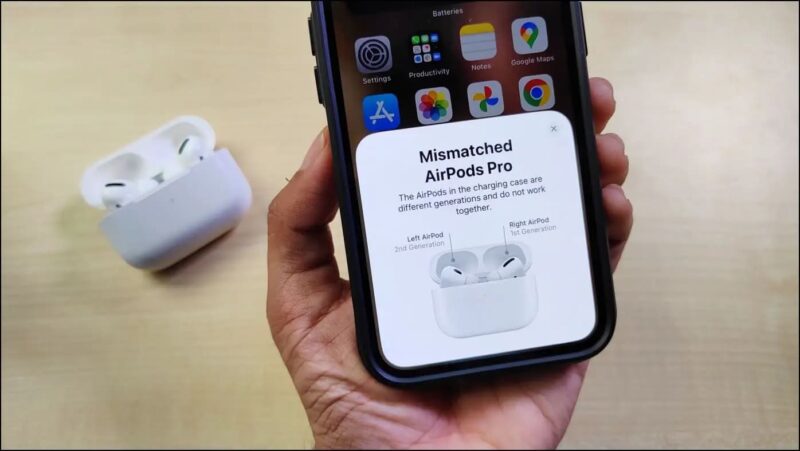 airpods pro mismatch case error