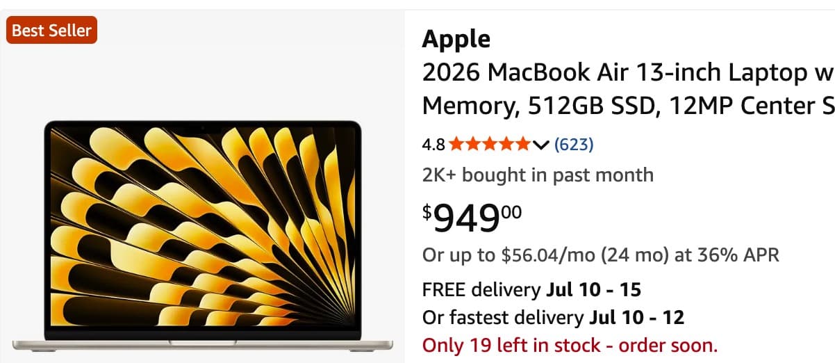 apple macbook air deals