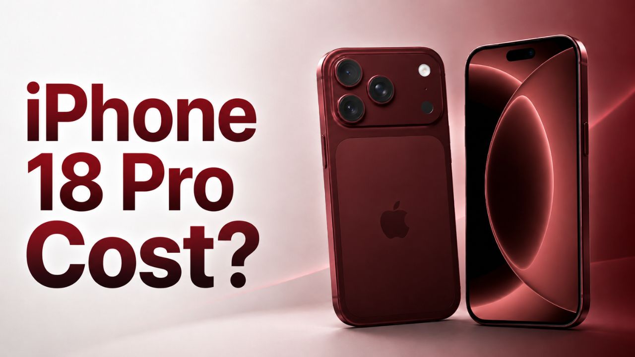 cost of iphone 18 pro