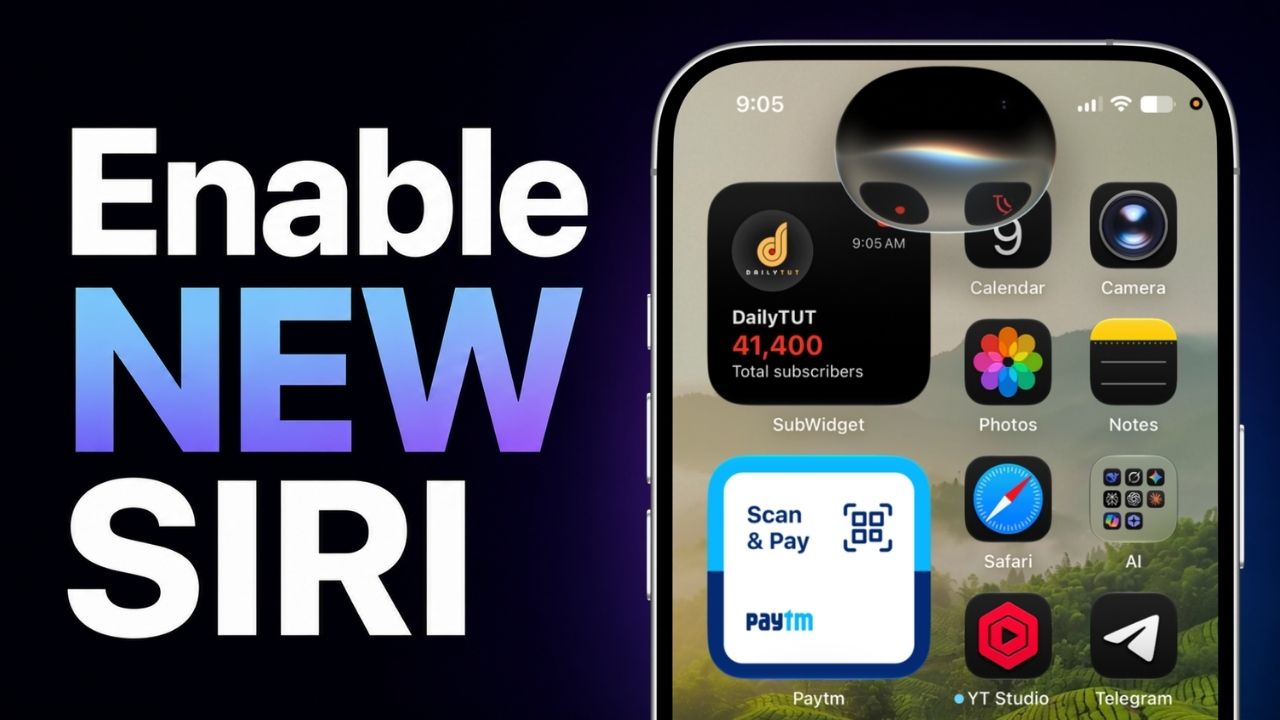 enable new siri animation iOS 27