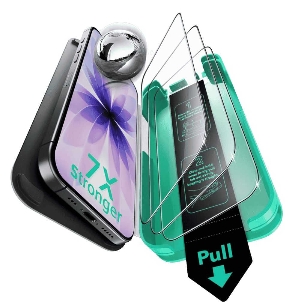 ESR 3 Pack Tempered Glass for iPhone