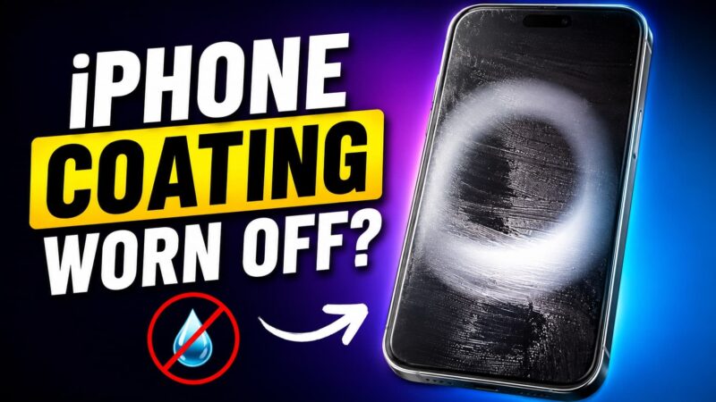 iPhone Oleophobic Coating Wearing Off Problem