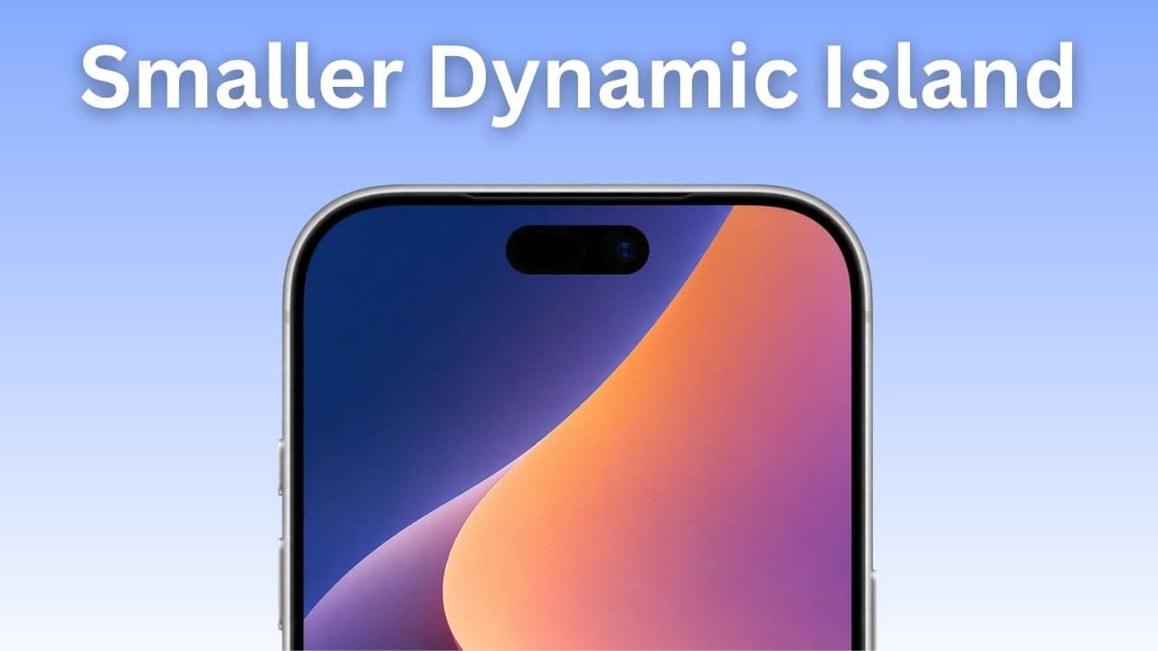 iPhone 18 Pro Dynamic Island Size