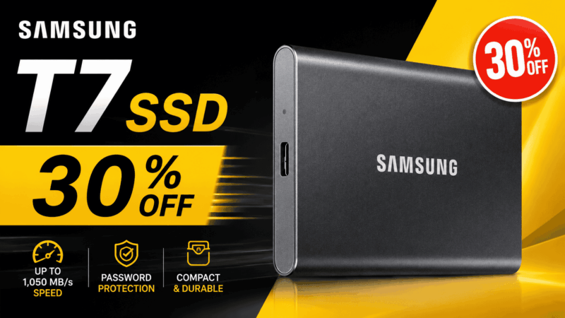 Samsung T7 SSD Deal Discount