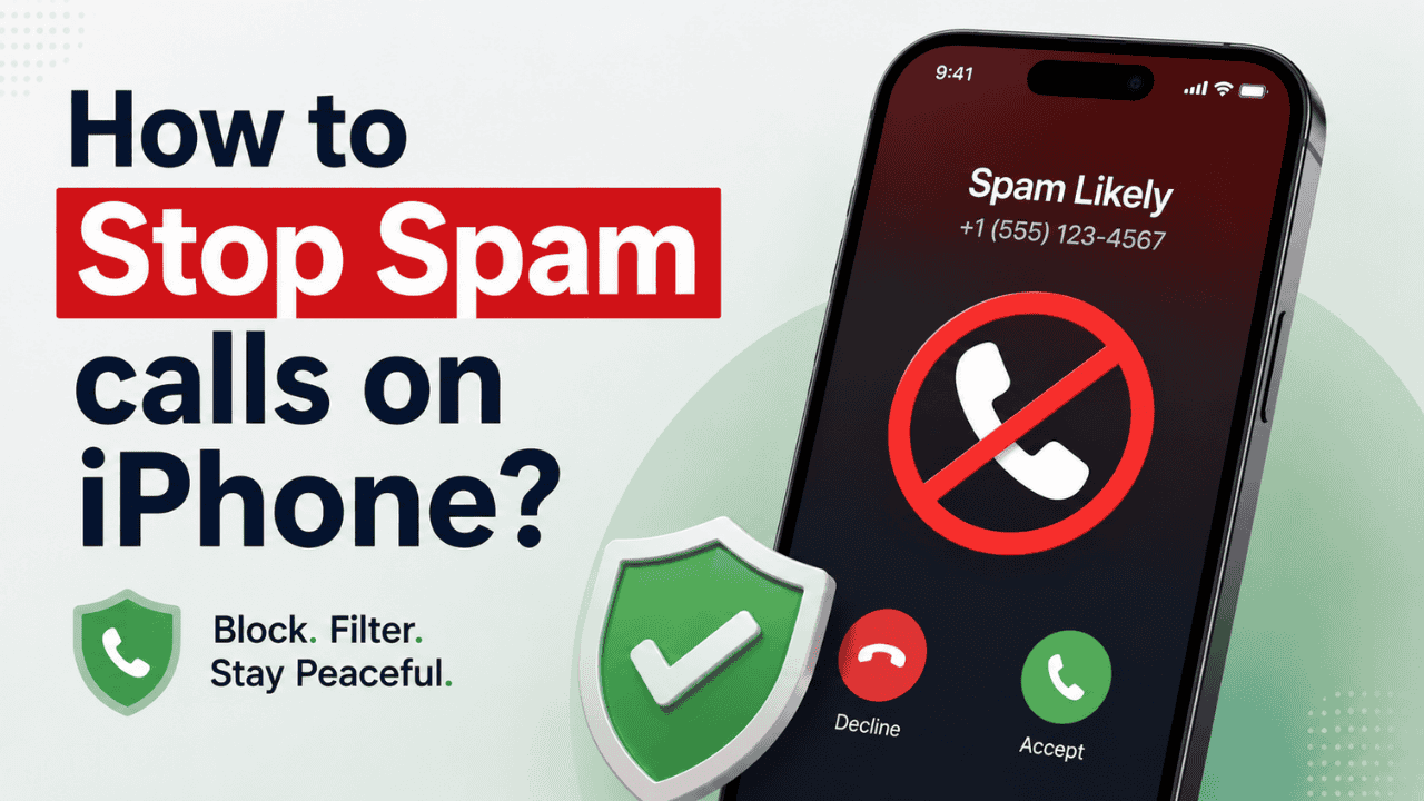 how to stop spam calls on iphone