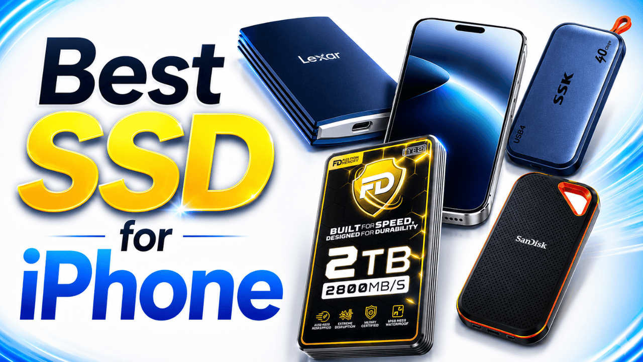 Best SSDs for iPhone Fast Speed