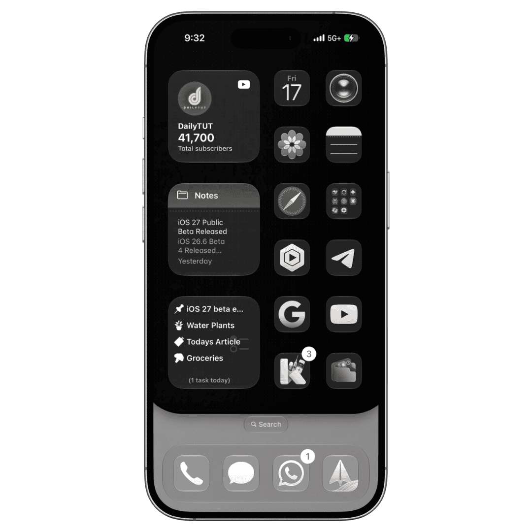 iPhone Dock Wallpaper Home Screen