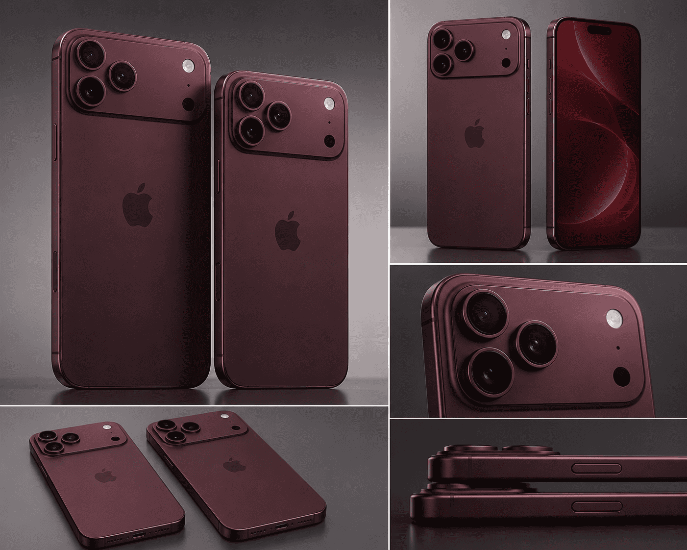 iPhone 18 Pro Burgundy Color
